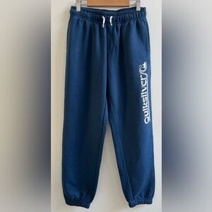 Quiksilver Kids Navy Joggers with Logo Size:M (12 YRS)
